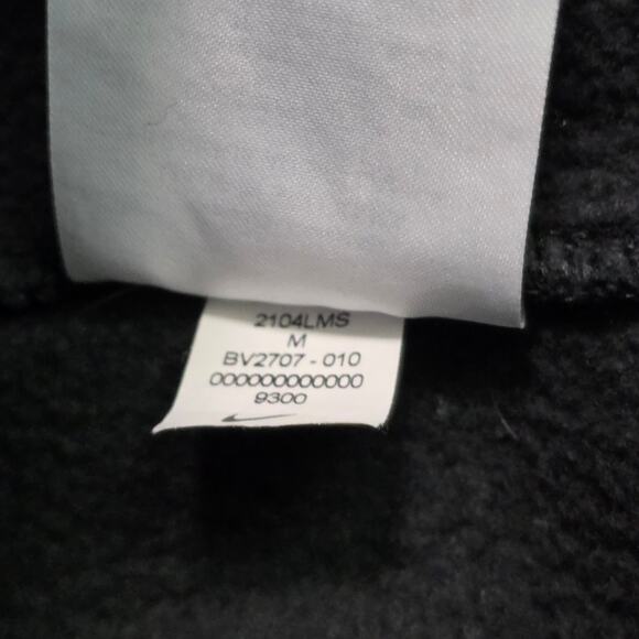 Nike Sweatpants Men’s Medium Black Fleece Cotton Blend Jogger - Picture 6 of 8